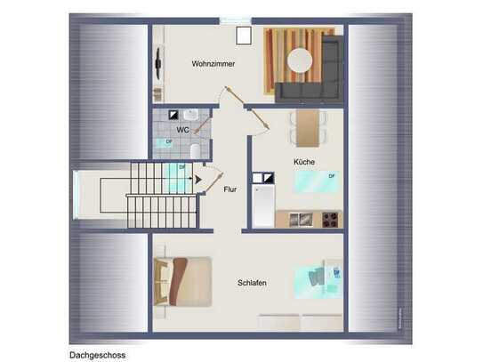 Stilvolle, modernisierte 2,5-Zimmer-Wohnung in Karlsruhe