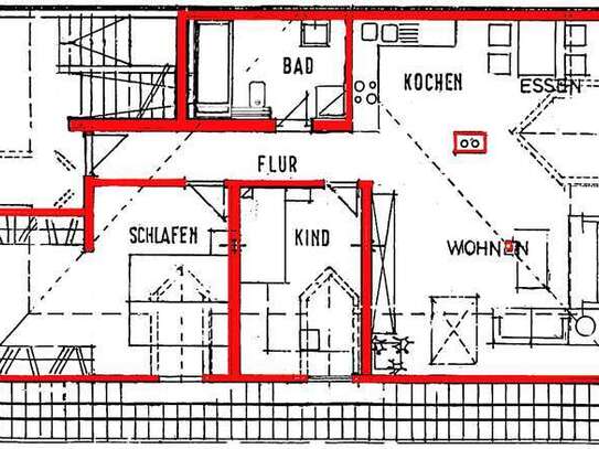 Schöne 3-Zimmer-DG-Wohnung mit gehobener Innenausstattung in Bretten