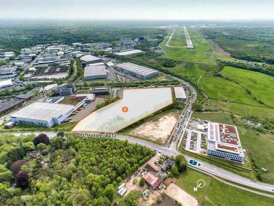 NORDPORT - Gewerbegrundstück in TOP-Lage am Hamburg Airport, Fläche 5 im B 245