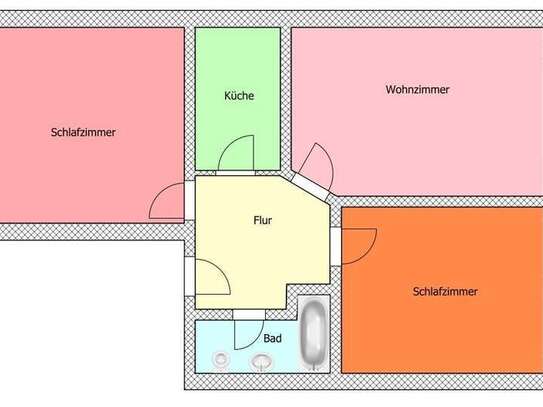 3-Raumwohnung in ruhiger Wohnlage