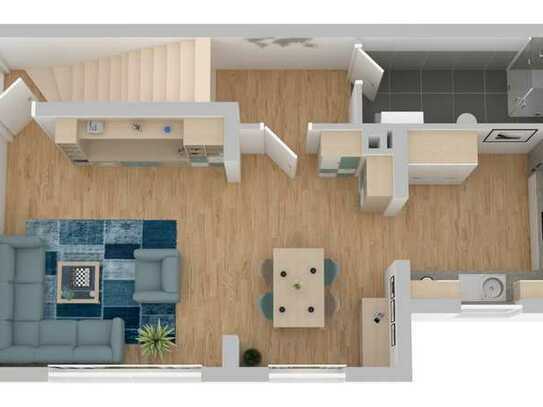 Attraktive 4,5-Zimmer-Doppelhaushälfte frisch saniert in naturnaher Lage