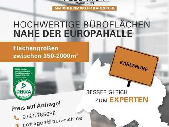 MODERN WORKING: Großzügige Büroetage in guter Lage von Karlsruhe zu vermieten