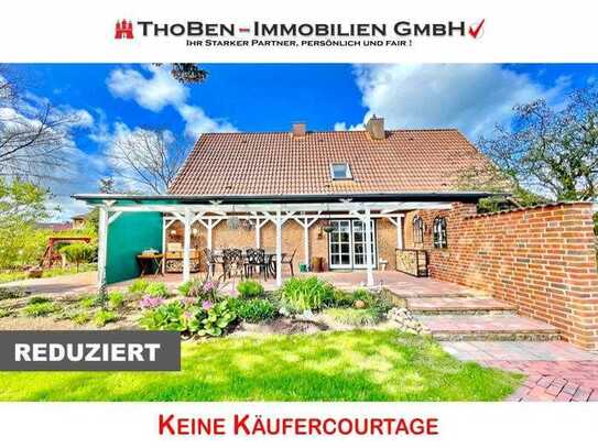 REDUZIERT --- "OASE" IN LÄNDLICHER IDYLLE BEI HAMBURG !!! 1897 m² GRUNDSTÜCK INKLUSIVE !!!