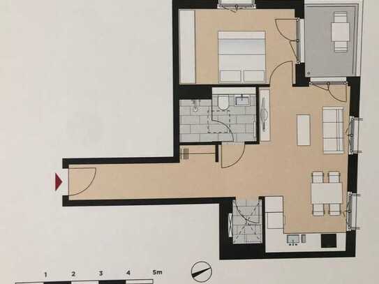 Großzügige, helle 2-Zimmer-Neubauwohnung m. Balkon u. Einbauküche am Truderinger Wald -provisionfrei