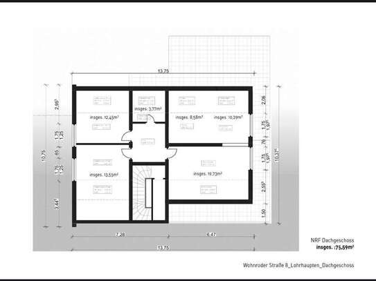 Lichtdurchflutete 3-Zimmer mit EBK Dachgeschosswohnung