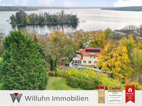 Villa mit Wannseeblick - Kamin, Garten, Bootsanleger u.v.m.