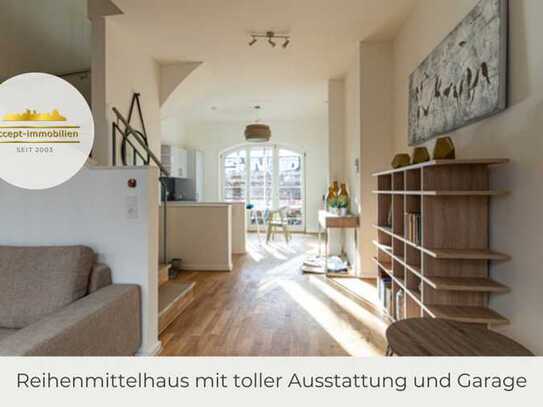 ** Reihenmittelhaus| 2 Bäder | Terrasse | Parkett | Fußbodenheizung | Garage**