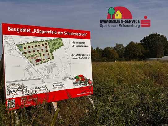 Baugebiet in Meerbeck; Köppernfeld - Im Schmiedebruch