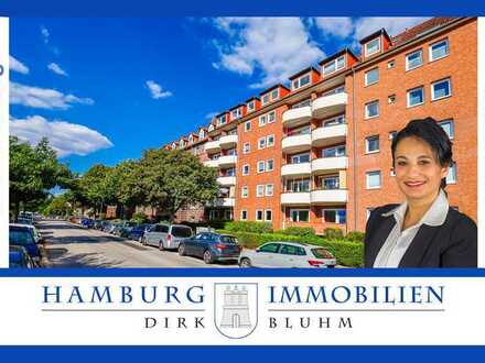 Optimal geschnittene 2-Zi.-Wohnung mit sonnigem Weitblick in 22307 HH-Barmbek