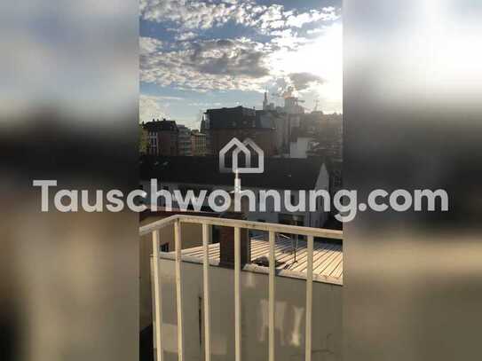 Tauschwohnung: Schöne helle 1 Zi-Whg. mit Balkon gegen 2 Zi-Whg.