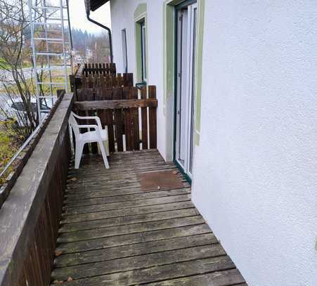 Attraktive 1-Zimmer-Wohnung mit Balkon in Riedlhütte