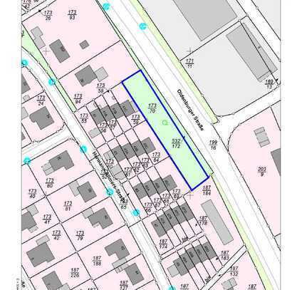 Bieterverfahren: Wall mit Bewuchs und Gehölz in Wardenburg, 1.299 m²