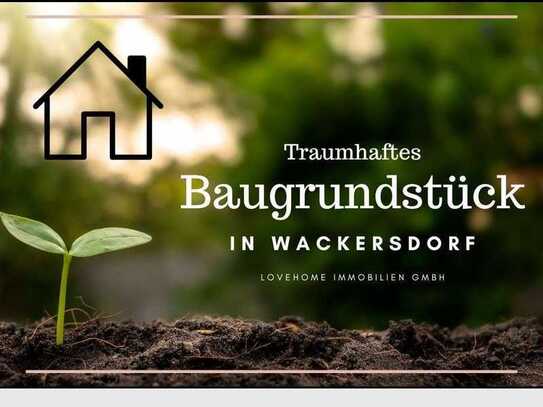 Sonniges & traumhaftes Baugrundstück in Wackersdorf