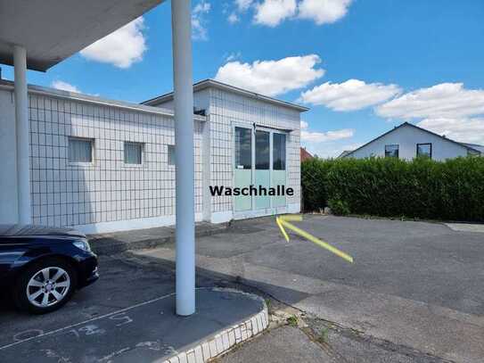 Halle, unbeheizt trocken 225 m² mit ehem. Büro