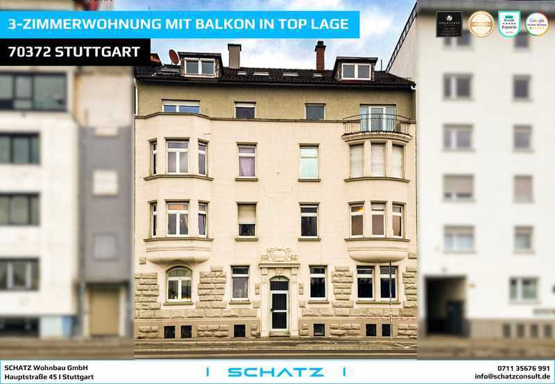 Altbauwohnung mit Balkon in Top Lage