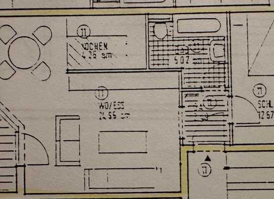 Schöne 2-Zimmer-Wohnung mit Balkon in Sinzheim-Vormberg