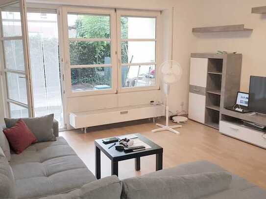 Gut vermietete, geräumige 1-Zimmer-Wohnung mit Terrasse in Gersthofen, mit TG, neues Bad