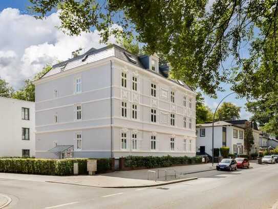 Arbeiten am Goßlers Park in Blankenese