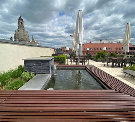 Traumhaftes Appartement an der Frauenkirche mit EBK, Gemeinschaftsterrasse und Fitness