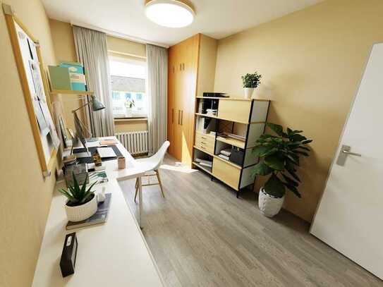 Schöne 3-Zimmer-EG-Wohnung mit Balkon!