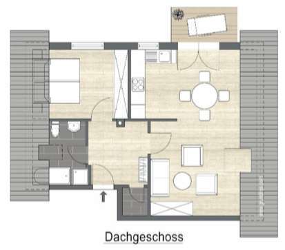 Exklusive möblierte Wohnung mit gehobener Innenausstattung mit Balkon in Bad Schönborn