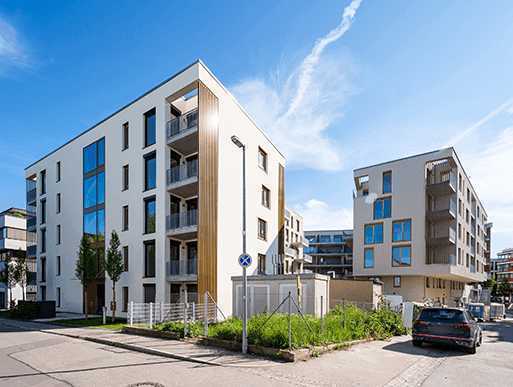 Neubau-Erstbezug - 3-Zimmer Wohnung mit Balkon, EBK und Gäste-WC