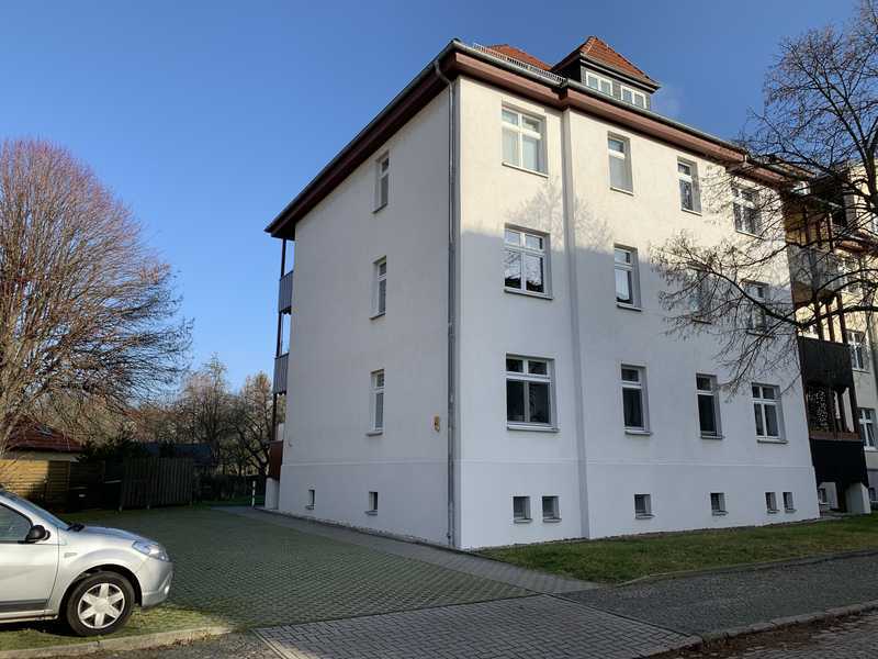 3-Zi.-Wohnung (60 m²) mit Balkon, Gartenmitnutzung & Stellplatz – Leipzig-Engelsdorf, ruhig