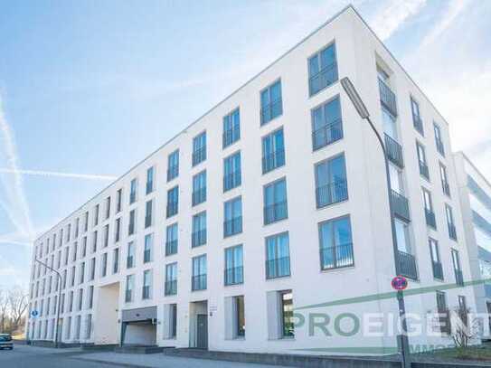 ProEigentum: Schwabing-Freimann: Modernes 1-Zi. Apartment mit hochwertiger EBK und großem Südbalkon