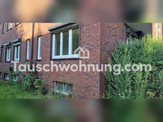 Tauschwohnung: 3-Zimmer-Wohnung mit privatem Garten und großem Keller