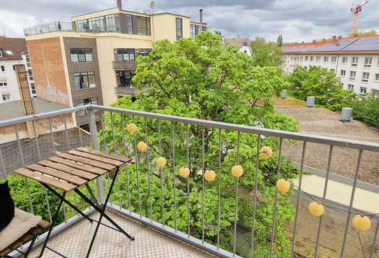 Wohntraum in begehrter Lage: Charmante 2-Zimmer-Wohnung mit Balkon in Frankfurt-Bockenheim.