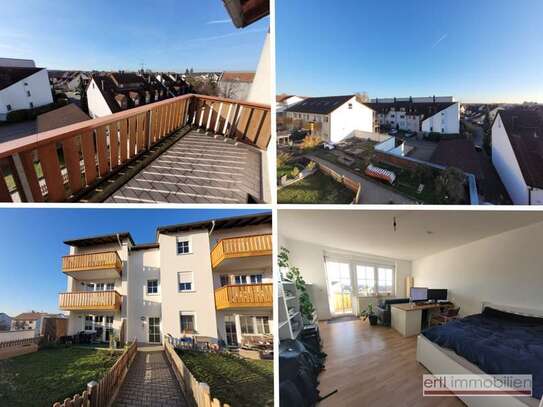 * Großzügige SINGLE-Wohnung - mit EINBAUKÜCHE, BALKON und TIEFGARAGENSTELLPLATZ *