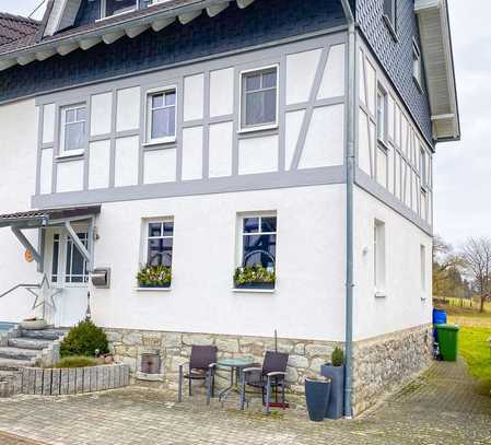 Gemütliches Fachwerk-Reihenendhaus in idyllischer Feldrandlage in Meudt-Dahlen zu verkaufen!