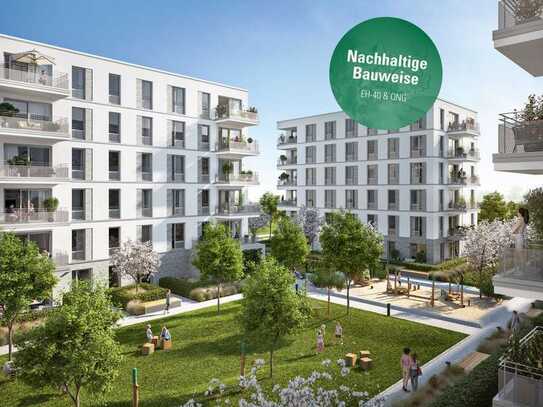 PANDION VERDE 2: Familienfreundliche 4-Zi.-Whg. mit offenem Wohn-/ Kochbereich und Balkon in Toplage