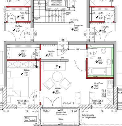 Geschmackvolle 2-Zimmer-Wohnung mit gehobener Innenausstattung mit Balkon in Pastetten