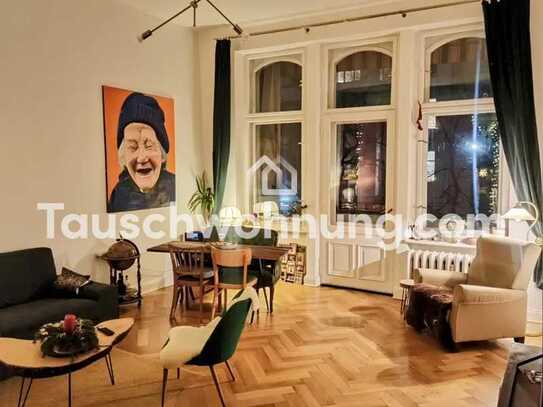 Tauschwohnung: Suche ab 3 Zimmer-biete charmante große Altbau 2,"5" Zimmer