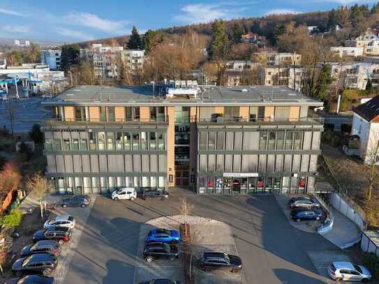 Einmalige Praxis-Fläche mit Burgblick - Arbeiten wie im Penthouse