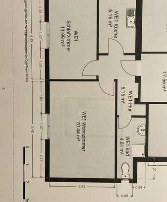 Erstbezug nach Sanierung mit EBK: schöne 2-Zimmer-Wohnung in Ostfildern