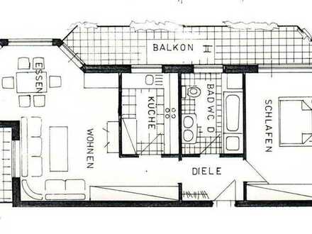 Neuwertige 2-Raum-Wohnung mit Balkon und Einbauküche in Bad Peterstal-Griesbach