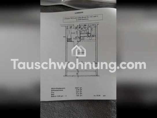 Tauschwohnung: Biete 1 Zimmer, suche 2 oder 3 Zimmer Wohnung