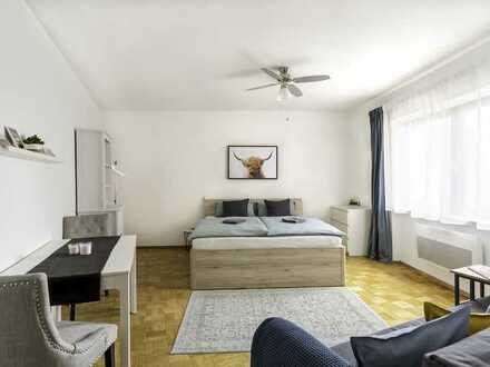 Stilvolle, klimatisierte und helle 1-Zimmer-Wohnung mit EBK im Zentrum von Wiesloch