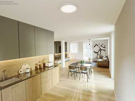 Moderne 3,5 Zimmer Wohnung ca. 86 m²; großer Wohn-/Essbereich mit Küche- PLIENSAUVORSTADT