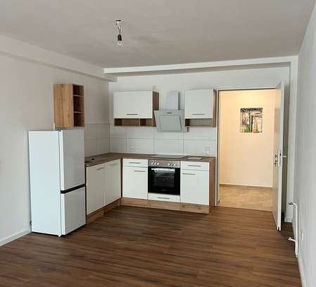 Stilvolles Studio mit Balkon und Einbauküche in Bad Säckingen