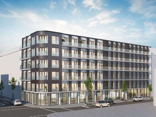 1-Zimmer Apartment komplett möbliert mit Balkon und Küche im Zentrum Koblenz | WE 4