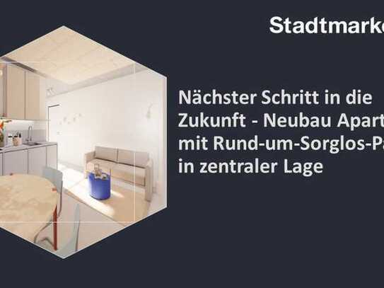 Wohnen am Puls der Stadt - Neubau Apartment mit Rund-um-Sorglos-Paket in Top-Lage, ab Frühjahr 2025