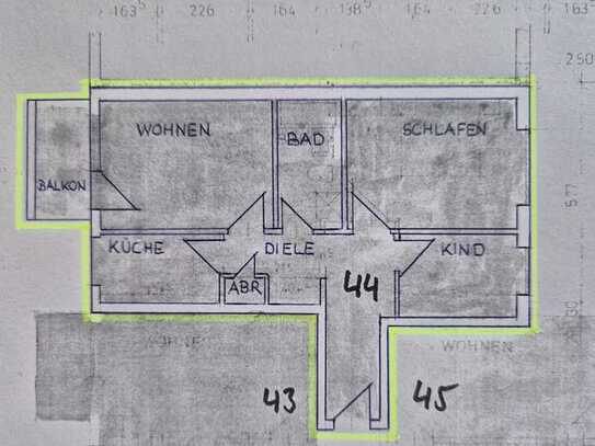 3 Zimmer Wohnung 65 m² Warmmiete 1500 Euro