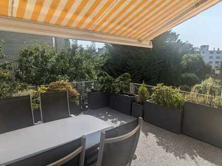 ANNAHMESTOPP: Schöne helle 3-Zimmer Altbau mit großer Sonnenterrasse+Grünblick