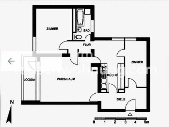 Tauschwohnung: Biete eine 3 Zimmer Wohnung zum Tausch gegen eine 4-5 Zimmer