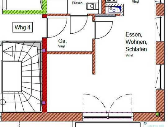 Helle Neubau 1-Zimmer-Wohnung (Nr. 4) mit Balkon in Landshut