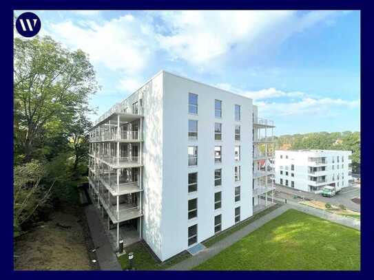 Moderne 3 Zimmer im Neubau & Balkonblick ins Grüne, Einbauküche, Aufzug, Parkett