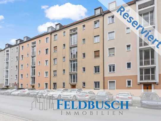 Zentrales Wohnen mit Komfort! Lichtdurchflutete 2-Zimmer-Wohnung mit Balkon in Nürnberg